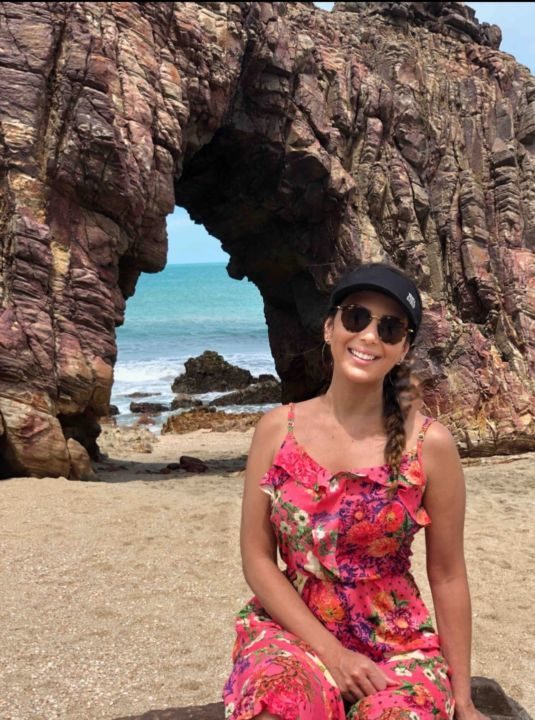 Mara em Jericoacoara, no Ceará